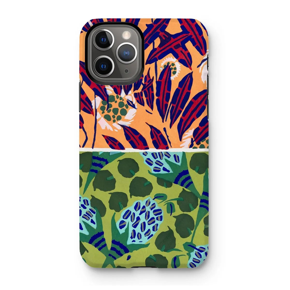 Fabric & Rugs Too - Pochoir Pattern Phone Case - E. A. Séguy - Iphone 11 Pro / Matte - Mobile Phone Cases - Aesthetic