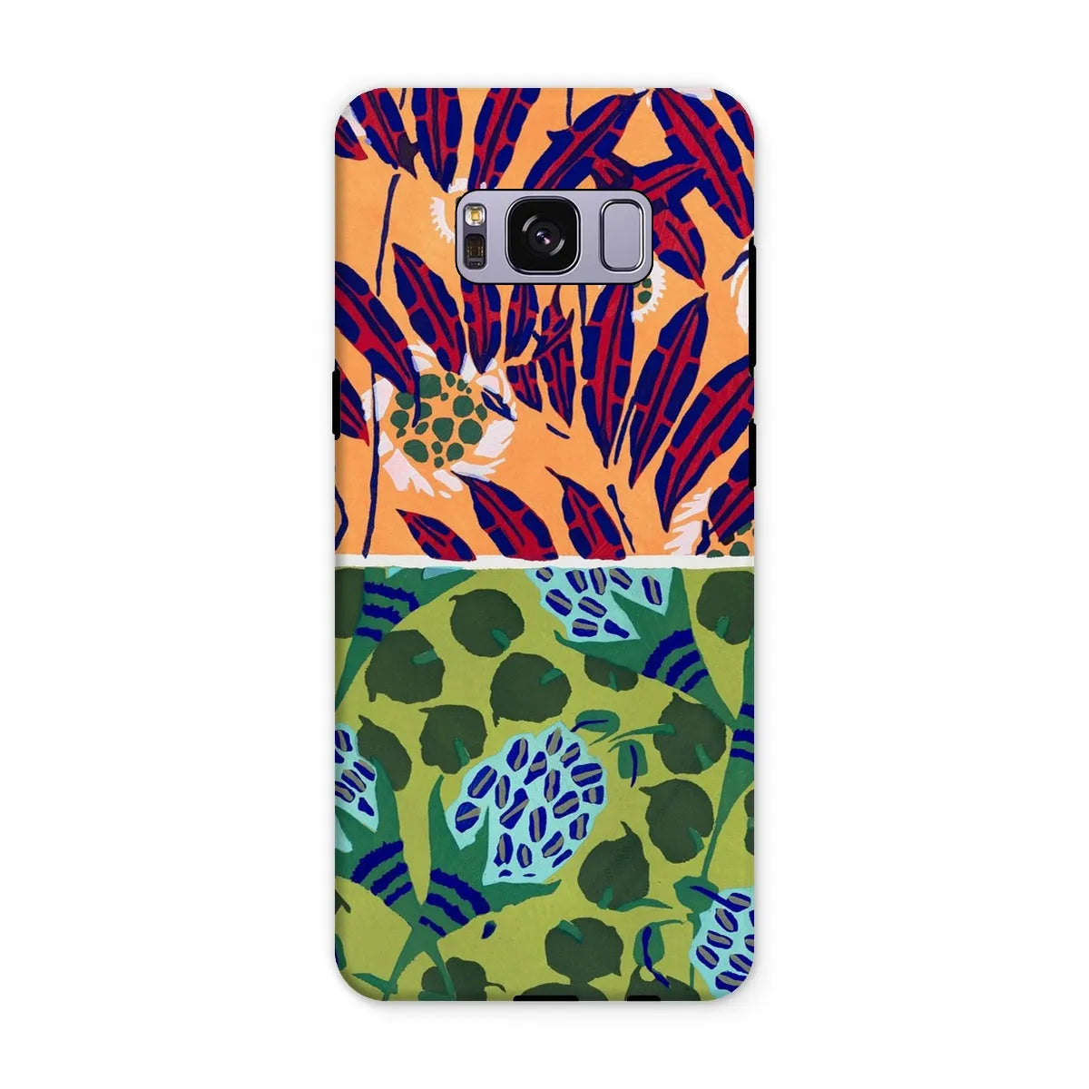 Fabric & Rugs Too - Pochoir Pattern Phone Case - E. A. Séguy - Samsung Galaxy S8 Plus / Matte - Mobile Phone Cases
