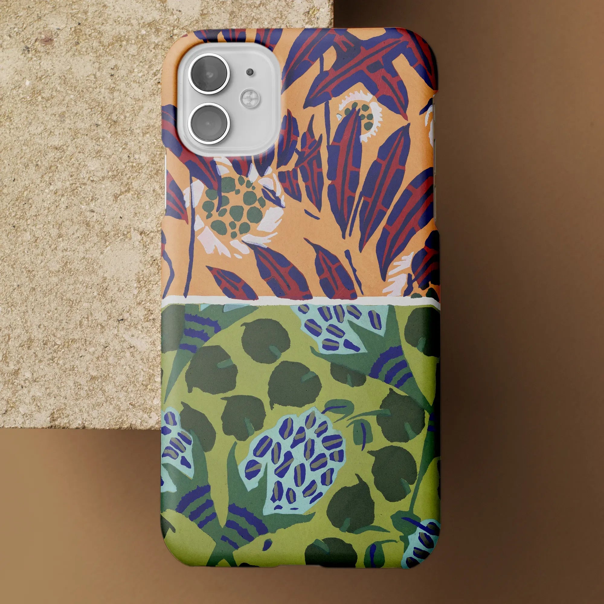 Fabric & Rugs Too - Pochoir Pattern Phone Case - E. A. Séguy - Mobile Phone Cases - Aesthetic Art