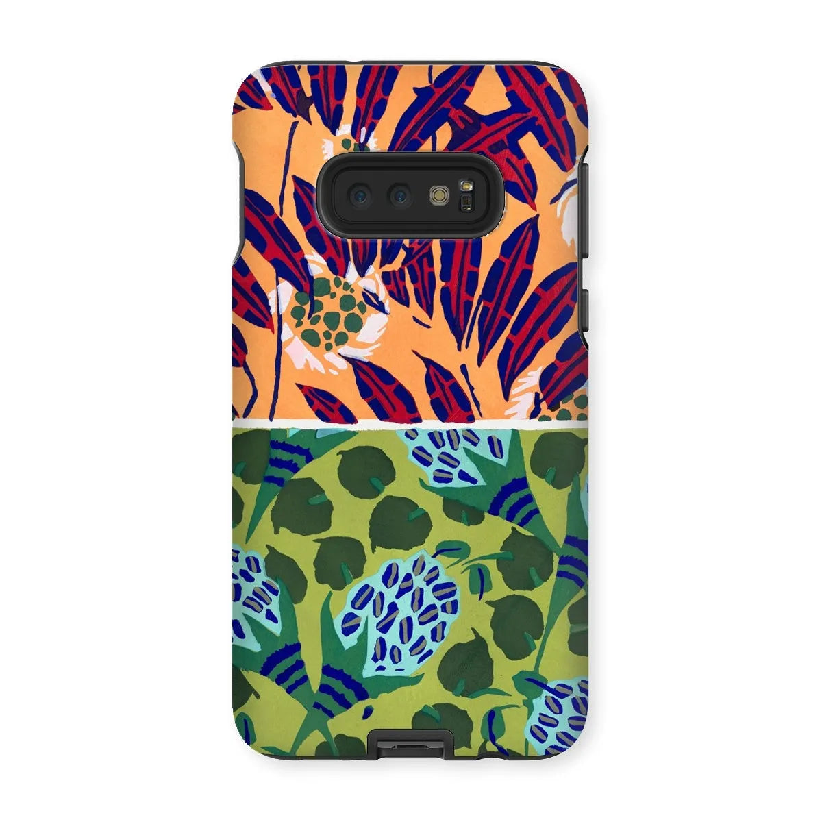 Fabric & Rugs Too - Pochoir Pattern Phone Case - E. A. Séguy - Samsung Galaxy S10e / Matte - Mobile Phone Cases