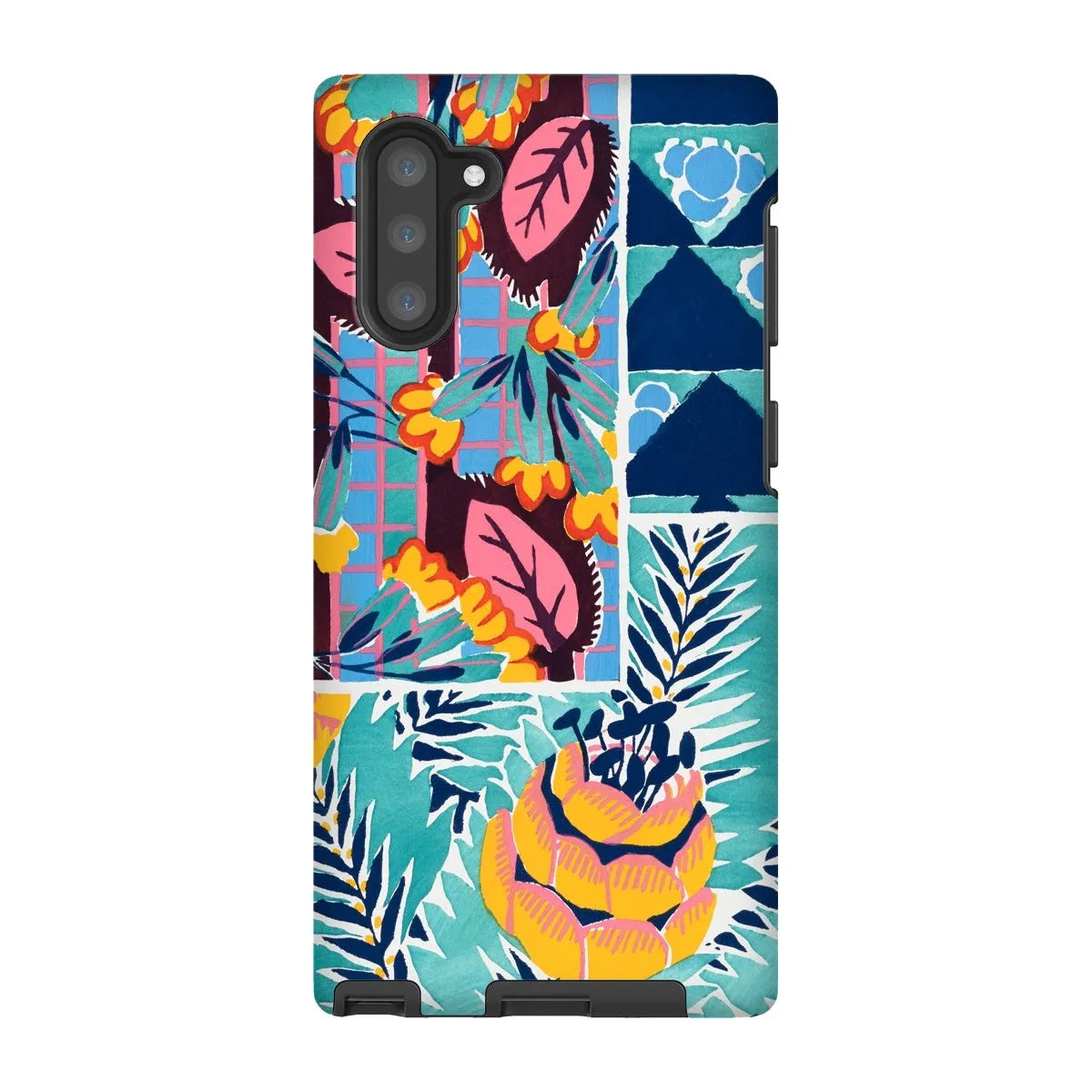Fabric & Rugs - Pochoir Patterns Phone Case - E. A. Séguy - Samsung Galaxy Note 10 / Matte - Mobile Phone Cases