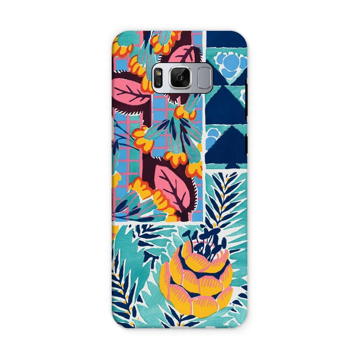 Fabric & Rugs - Pochoir Patterns Phone Case - E. A. Séguy - Samsung Galaxy S8 / Matte - Mobile Phone Cases