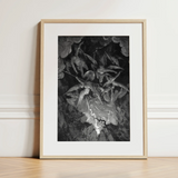 The Fall of Man - Gustave Dore Art Print / Canvas, 12x16’’ / 31x41cm / Natural Frame / Matboard, Posters Prints & Visual Artwork, Toby Leon