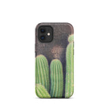 Family Affair - Modern Cactus Iphone Case 12 Mini / Matte Cactus-themed Phone Case Striking Iphone Case, Modern Cactus Photography,