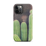 Family Affair - Modern Cactus Iphone Case 12 Pro Max / Matte Cactus-themed Phone Case Striking Iphone Case, Modern Cactus Photography,