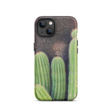 Family Affair - Modern Cactus Iphone Case, 13 / Matte, Cactus-themed Phone Case