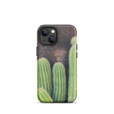 Family Affair - Modern Cactus Iphone Case, 13 Mini / Matte, Cactus-themed Phone Case