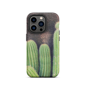 Family Affair - Modern Cactus Iphone Case 14 Pro / Matte Cactus-themed Phone Case Striking Iphone Case, Modern Cactus Photography,