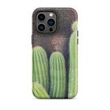 Family Affair - Modern Cactus Iphone Case 14 Pro Max / Matte Cactus-themed Phone Case Striking Iphone Case, Modern Cactus Photography,