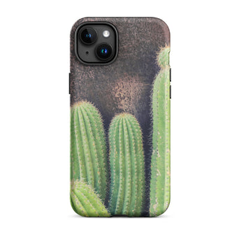 Family Affair - Modern Cactus Iphone Case, 15 Plus / Matte, Cactus-themed Phone Case