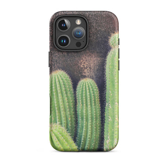 Family Affair - Modern Cactus Iphone Case 16 Pro Max / Matte Cactus-themed Phone Case Striking Iphone Case, Modern Cactus Photography,
