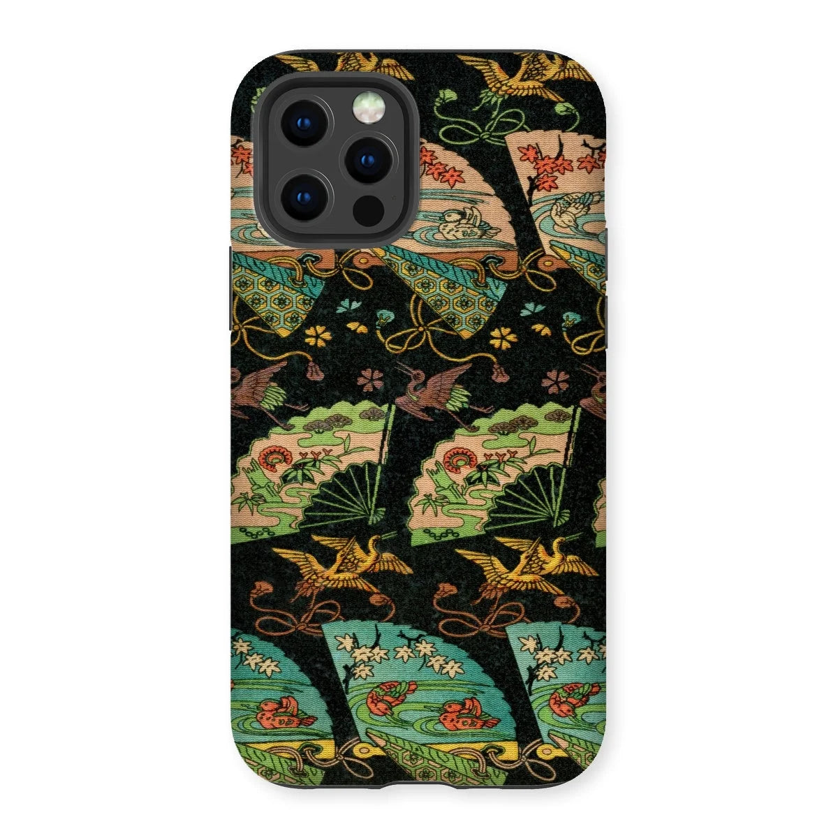 Ducks & Cranes Fan Pattern - G.a. Audsley Iphone Case 12 Pro / Matte Mobile Phone Cases