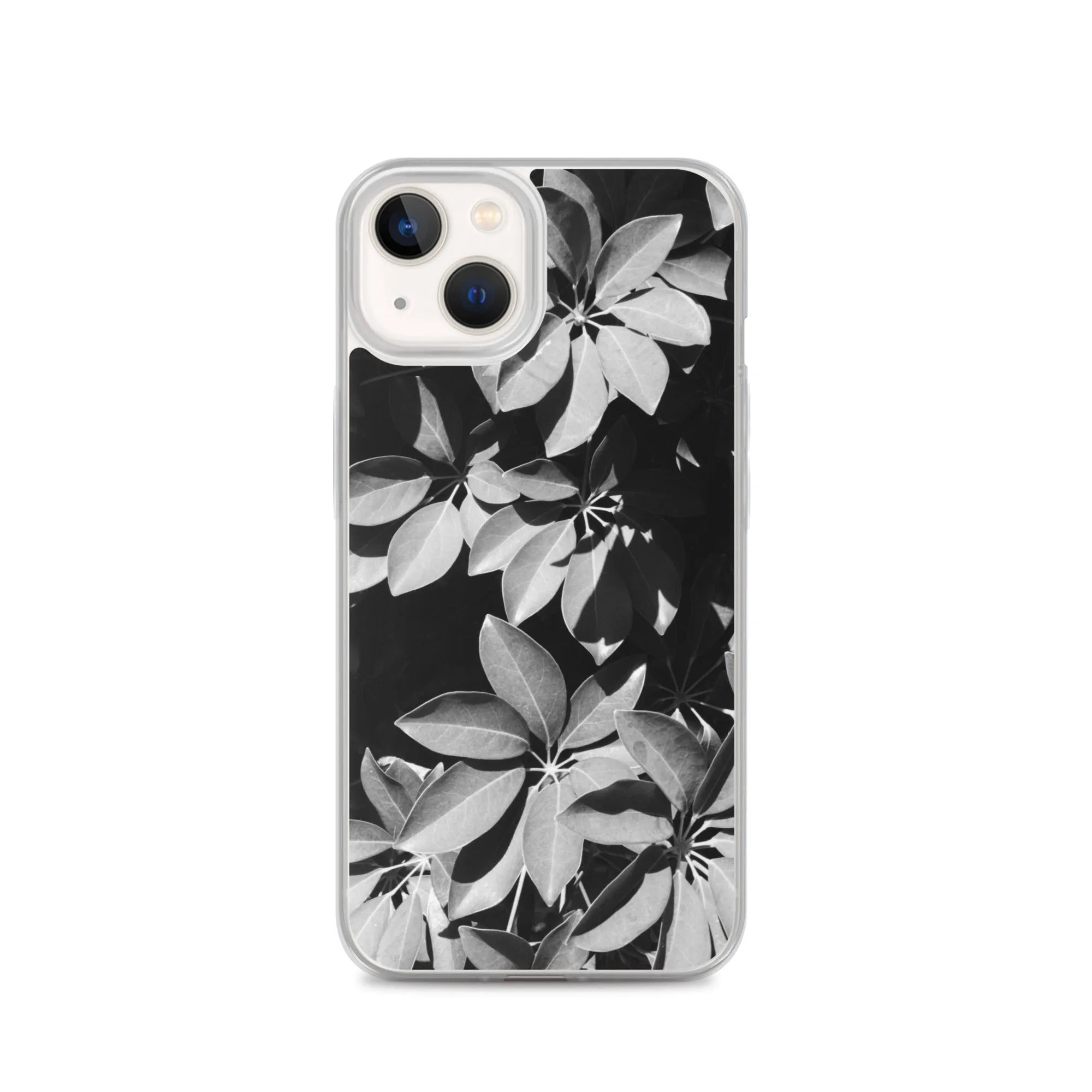 Fanfare Botanical Art Iphone Case - Black And White - Iphone 13 - Mobile Phone Cases - Aesthetic Art