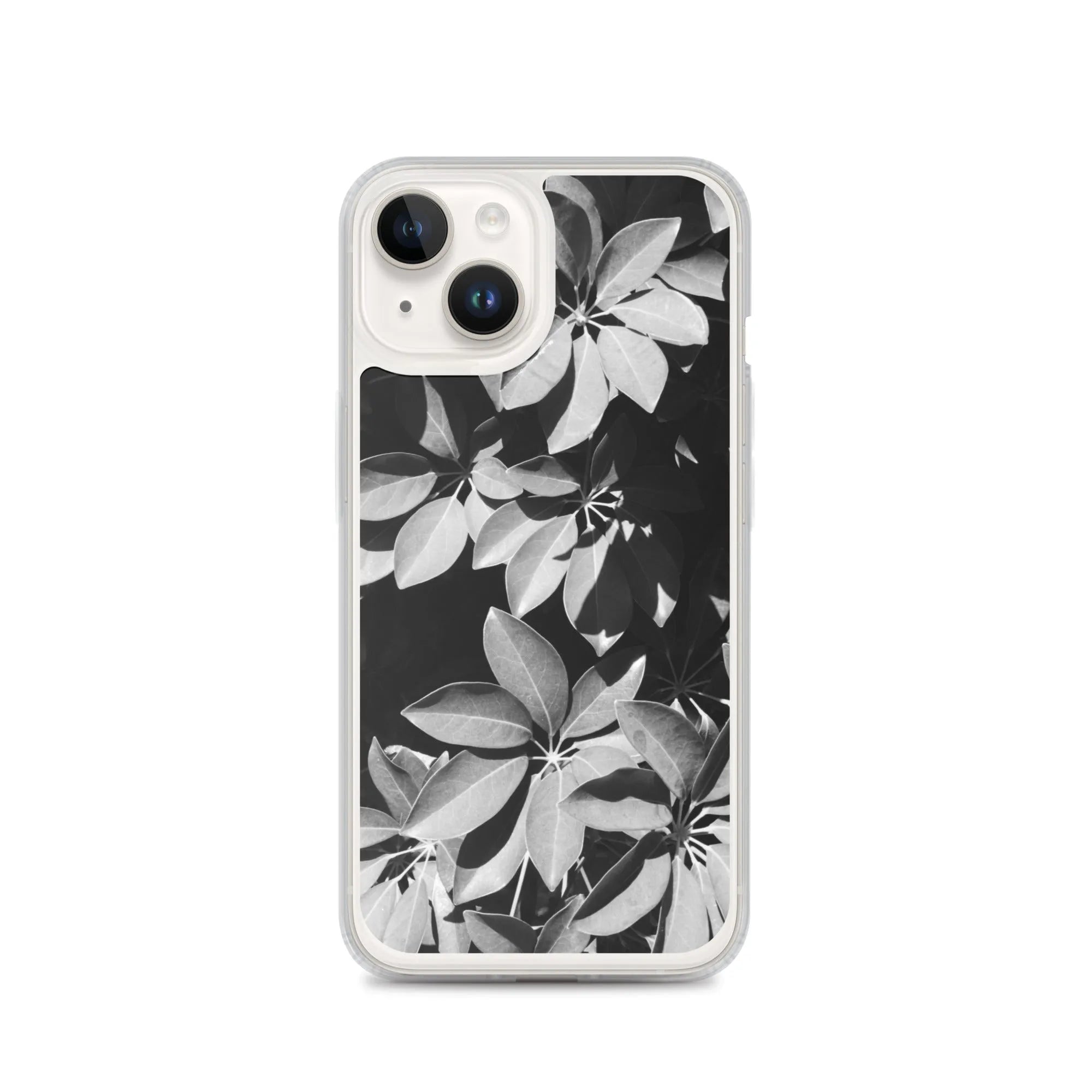 Fanfare Botanical Art Iphone Case - Black And White - Iphone 14 - Mobile Phone Cases - Aesthetic Art