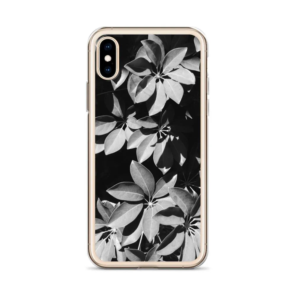 Fanfare Botanical Art Iphone Case - Black And White - Mobile Phone Cases - Aesthetic Art
