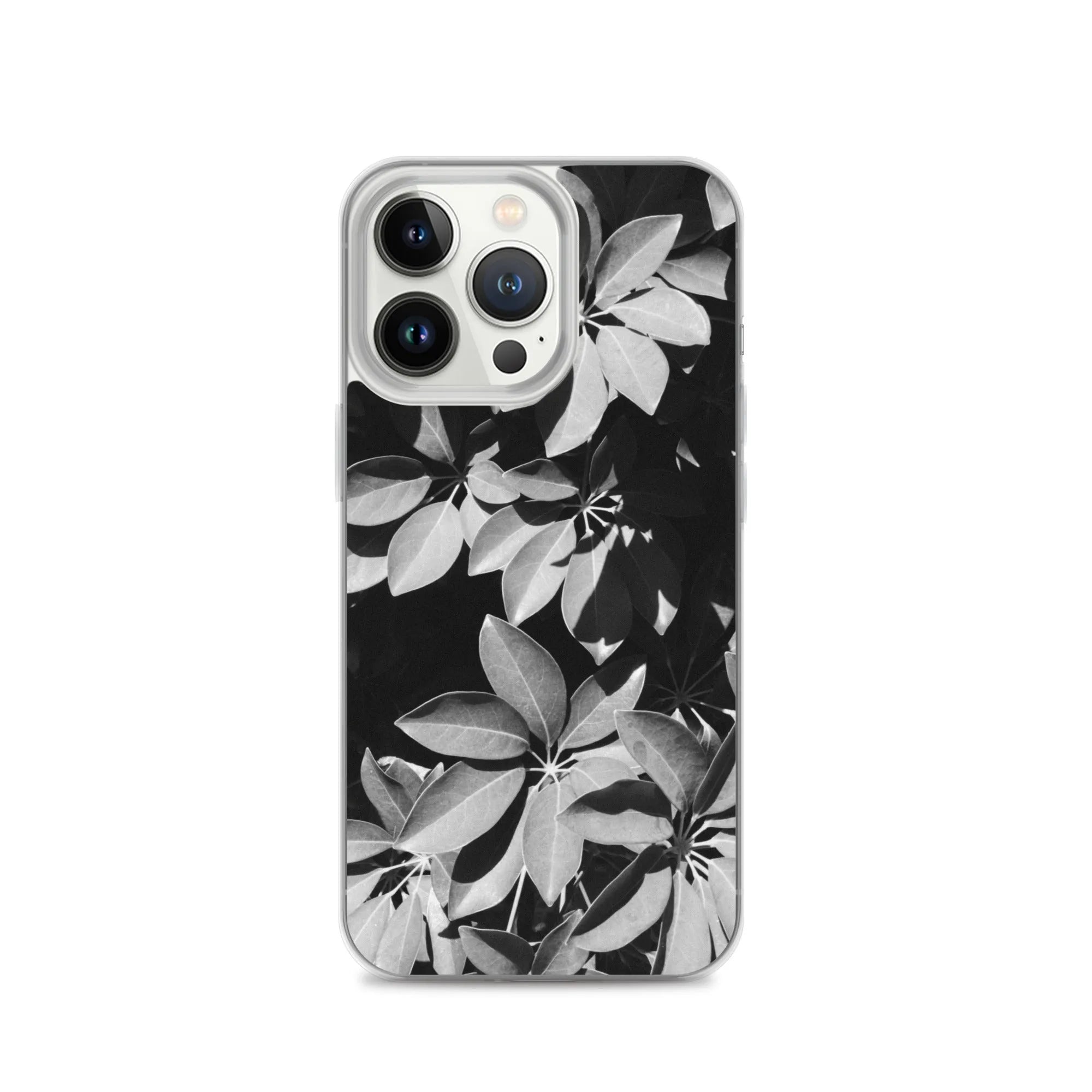 Fanfare Botanical Art Iphone Case - Black And White - Iphone 13 Pro - Mobile Phone Cases - Aesthetic Art