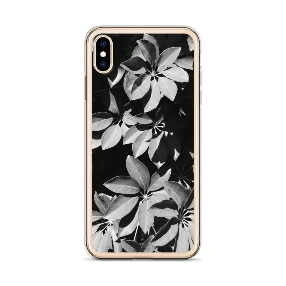 Fanfare Botanical Art Iphone Case - Black And White - Mobile Phone Cases - Aesthetic Art