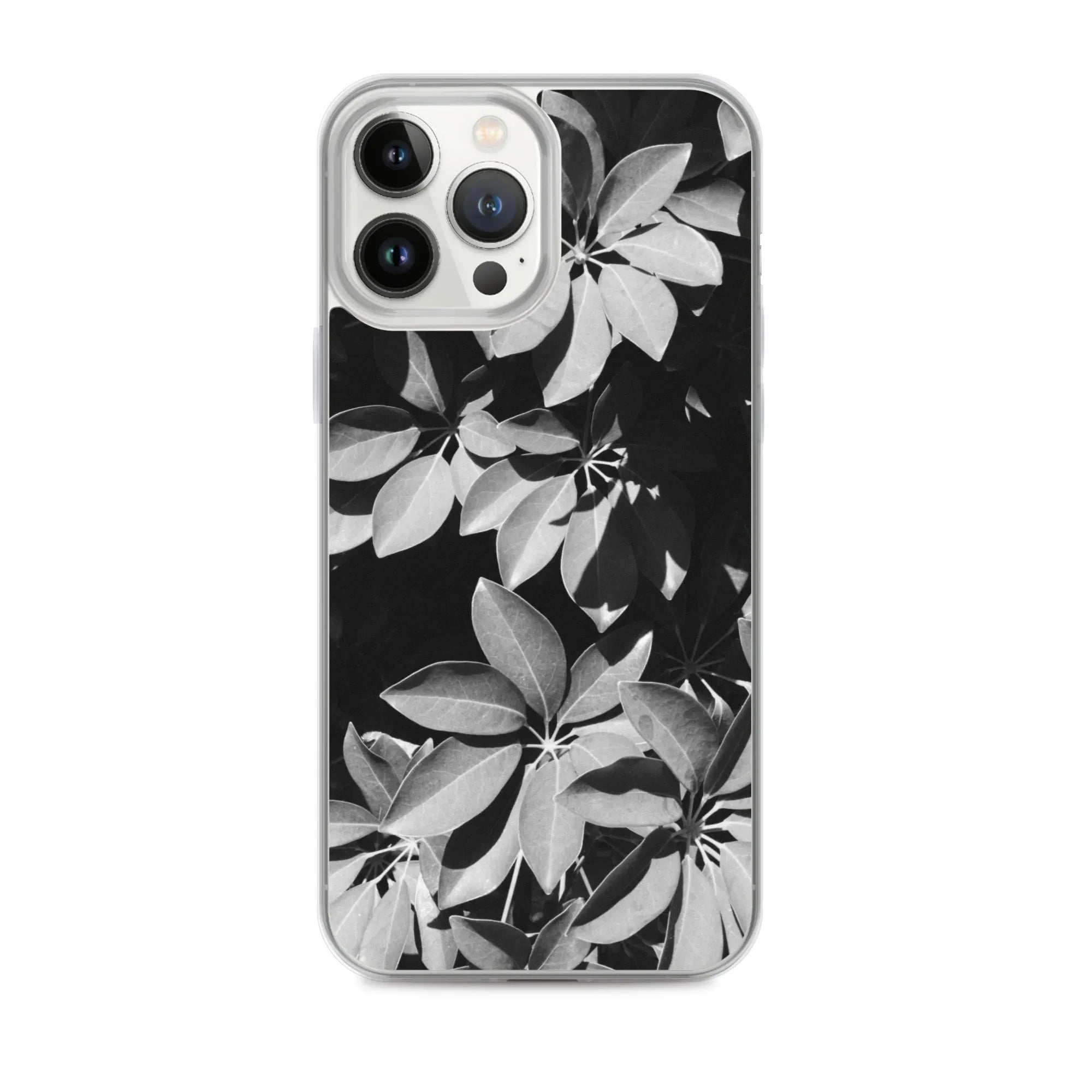 Fanfare Botanical Art Iphone Case - Black And White - Iphone 13 Pro Max - Mobile Phone Cases - Aesthetic Art