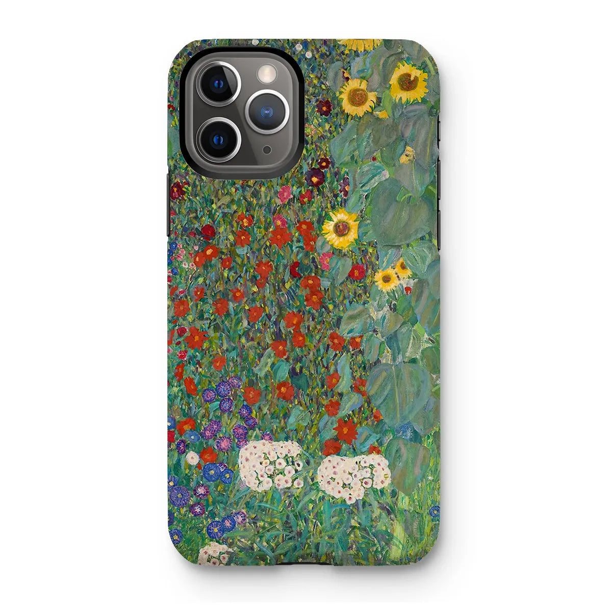 Farm Garden With Sunflowers Art Phone Case - Gustav Klimt - Iphone 11 Pro / Matte - Mobile Phone Cases - Aesthetic Art