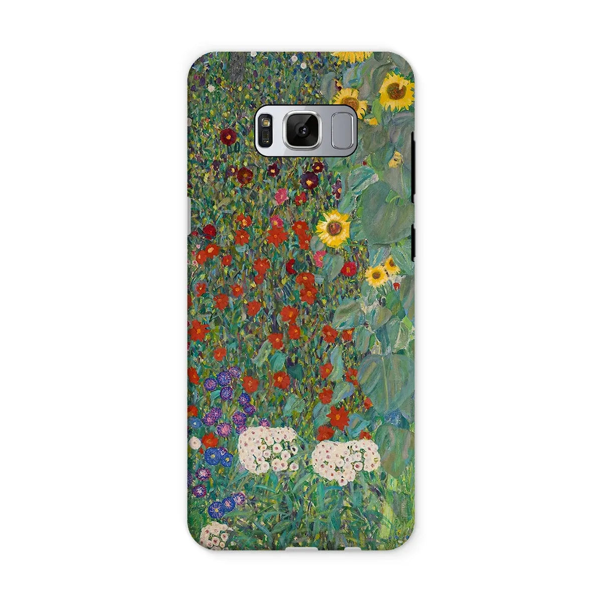 Farm Garden With Sunflowers Art Phone Case - Gustav Klimt - Samsung Galaxy S8 / Matte - Mobile Phone Cases - Aesthetic