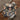 Beige Cowboy Hat Band Atop Ornate Patterned Canvas Dandy Gay, Elegant Persian Outlaw’s, Vintage Arabic