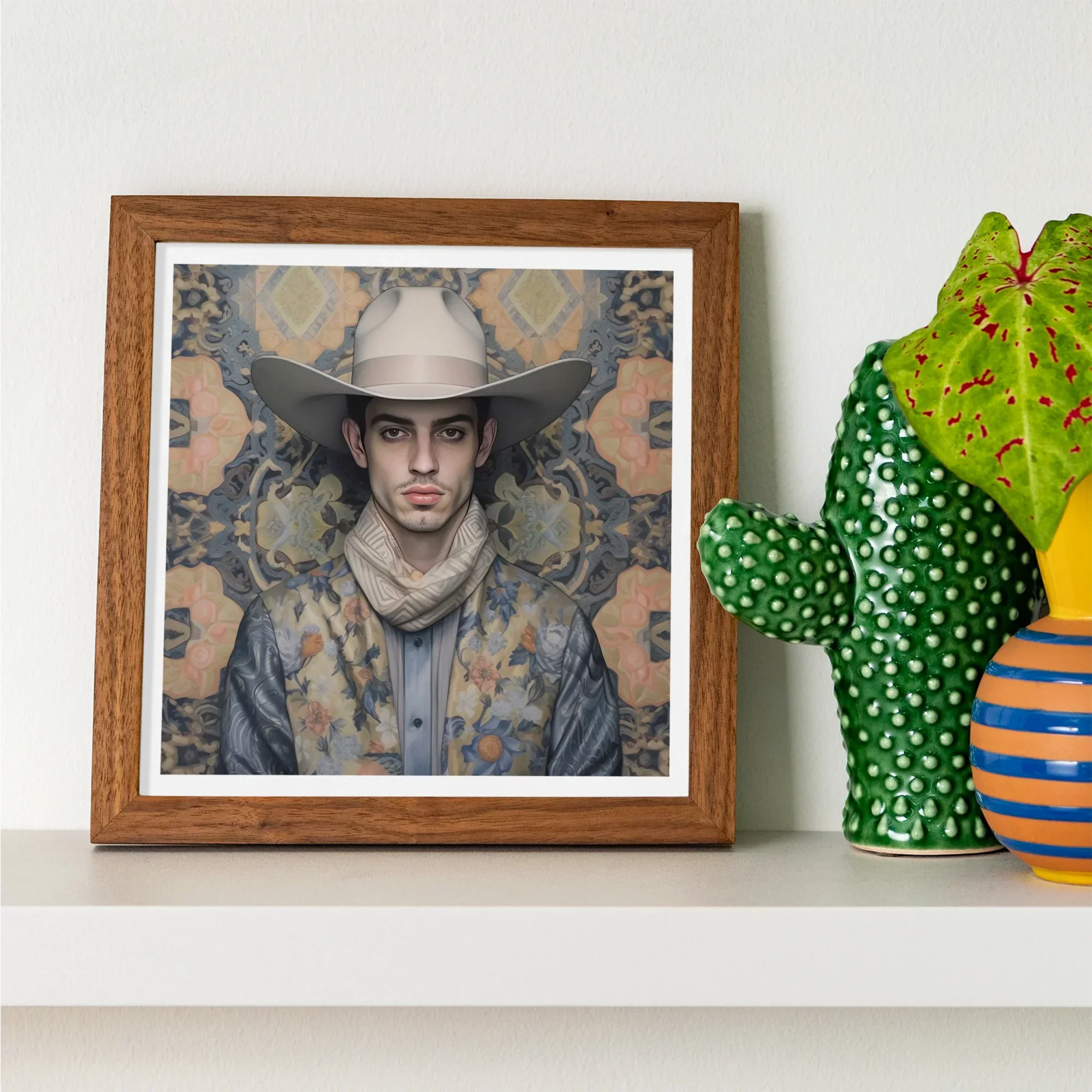 Farzad - Arabic Gay Cowboy Art Print Posters Prints & Visual Artwork