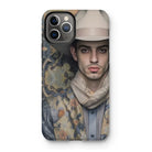 Farzad - Gay Arabic Cowboy Iphone Case, 11 Pro / Matte, Phone Case Portrait Man Hat Floral Jacket