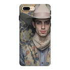 Farzad - Gay Arabic Cowboy Iphone Case, 8 Plus / Matte, Phone Case Portrait Man Cowboy Hat Floral Jacket
