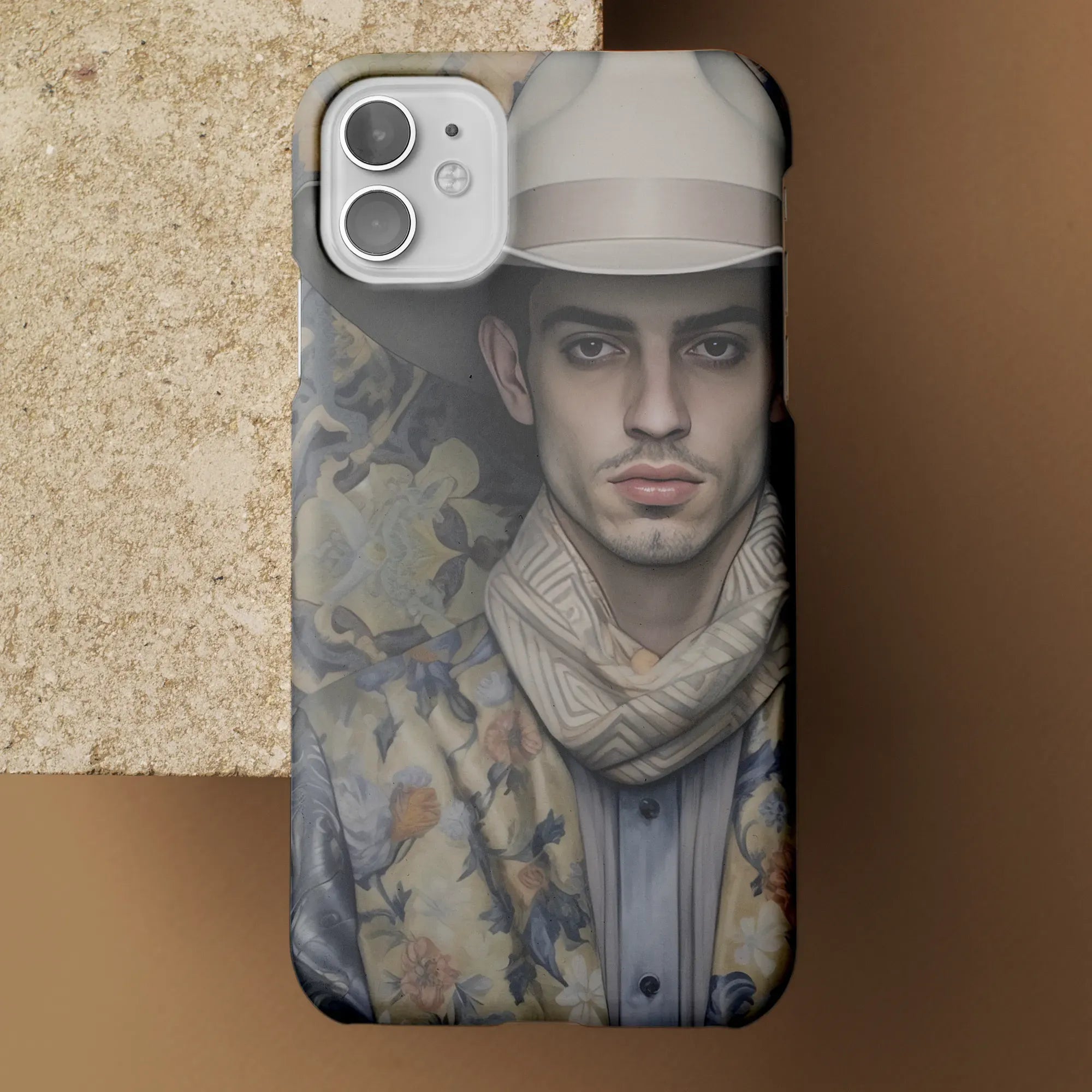 Farzad The Gay Cowboy - Dandy Gay Men Art Phone Case - Mobile Phone Cases - Aesthetic Art