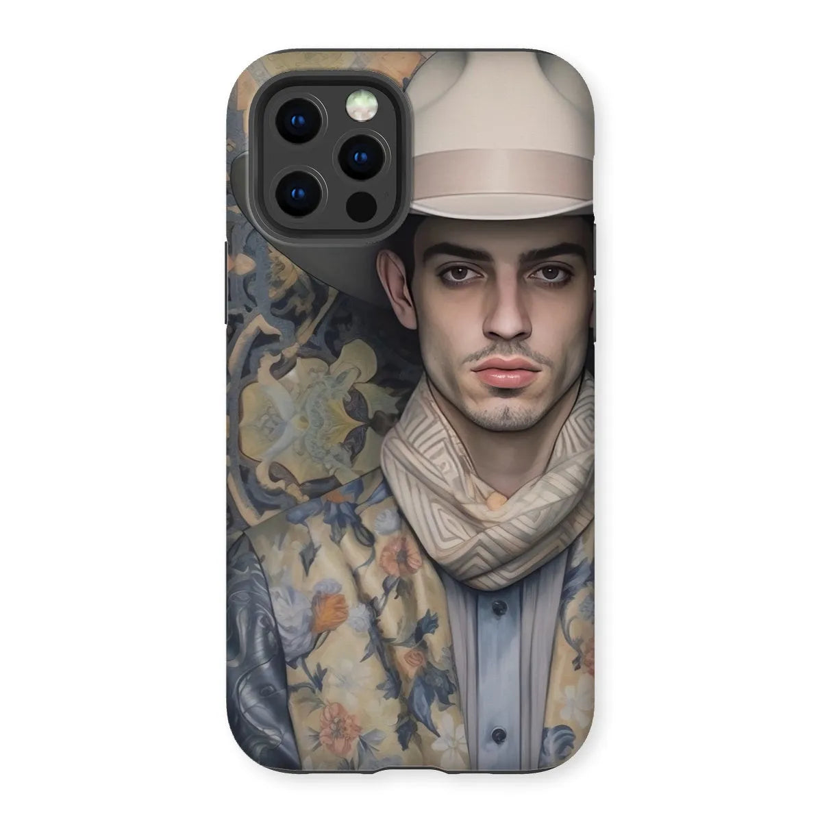 Farzad The Gay Cowboy - Dandy Gay Men Art Phone Case - Iphone 12 Pro / Matte - Mobile Phone Cases - Aesthetic Art