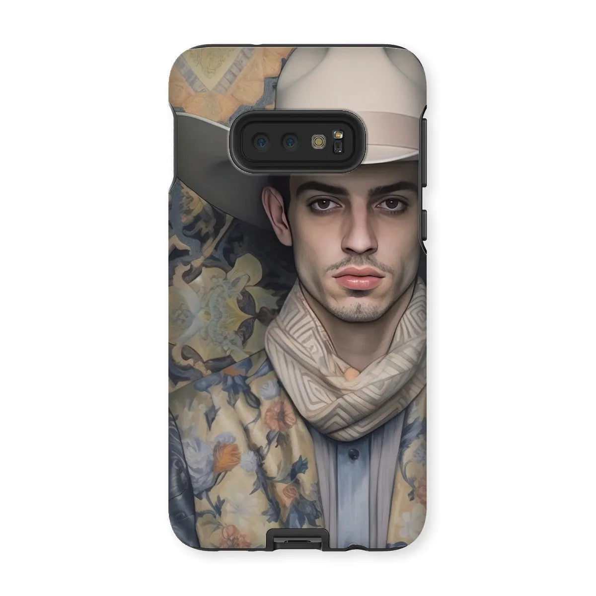 Farzad The Gay Cowboy - Dandy Gay Men Art Phone Case - Samsung Galaxy S10e / Matte - Mobile Phone Cases - Aesthetic Art