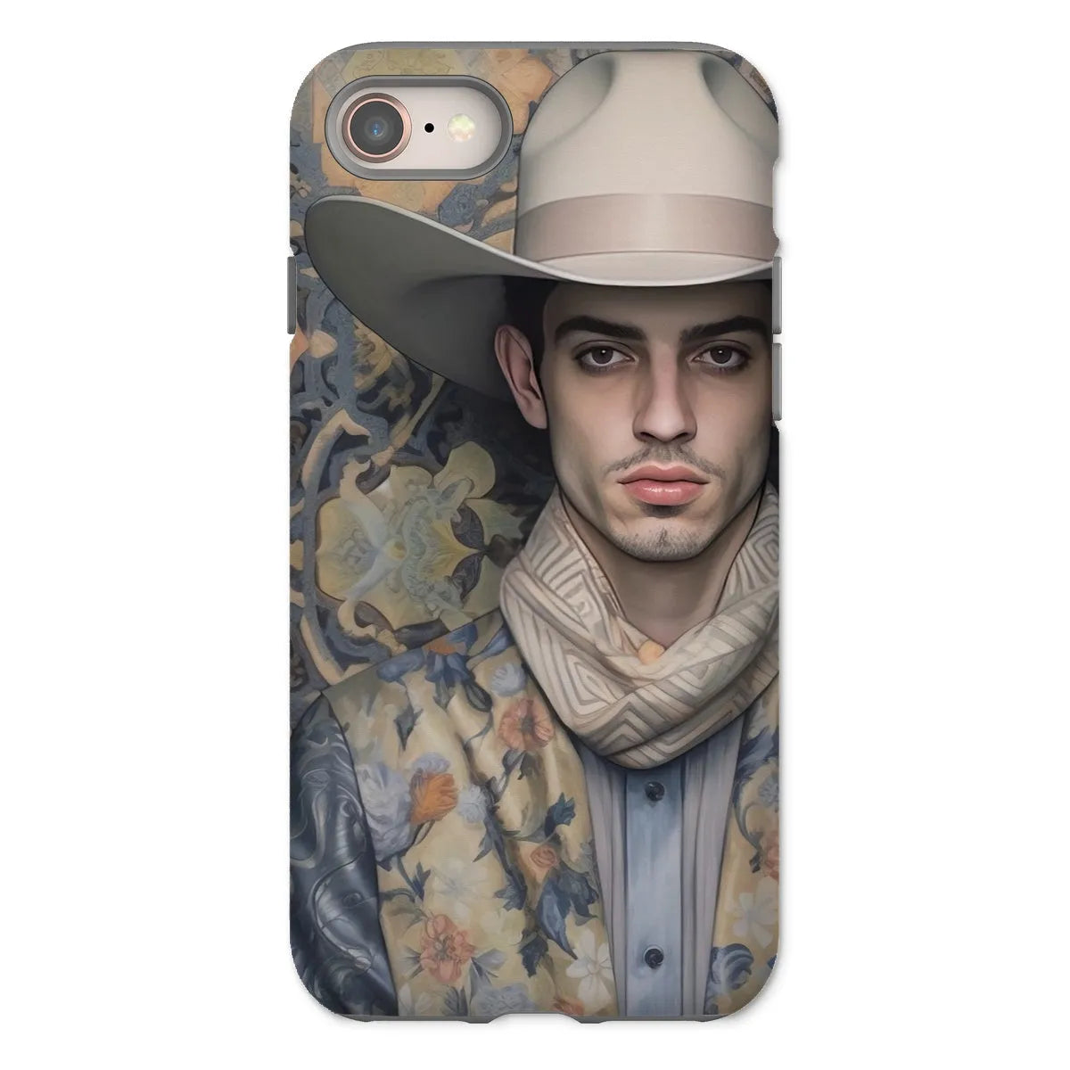 Farzad The Gay Cowboy - Dandy Gay Men Art Phone Case - Iphone 8 / Matte - Mobile Phone Cases - Aesthetic Art