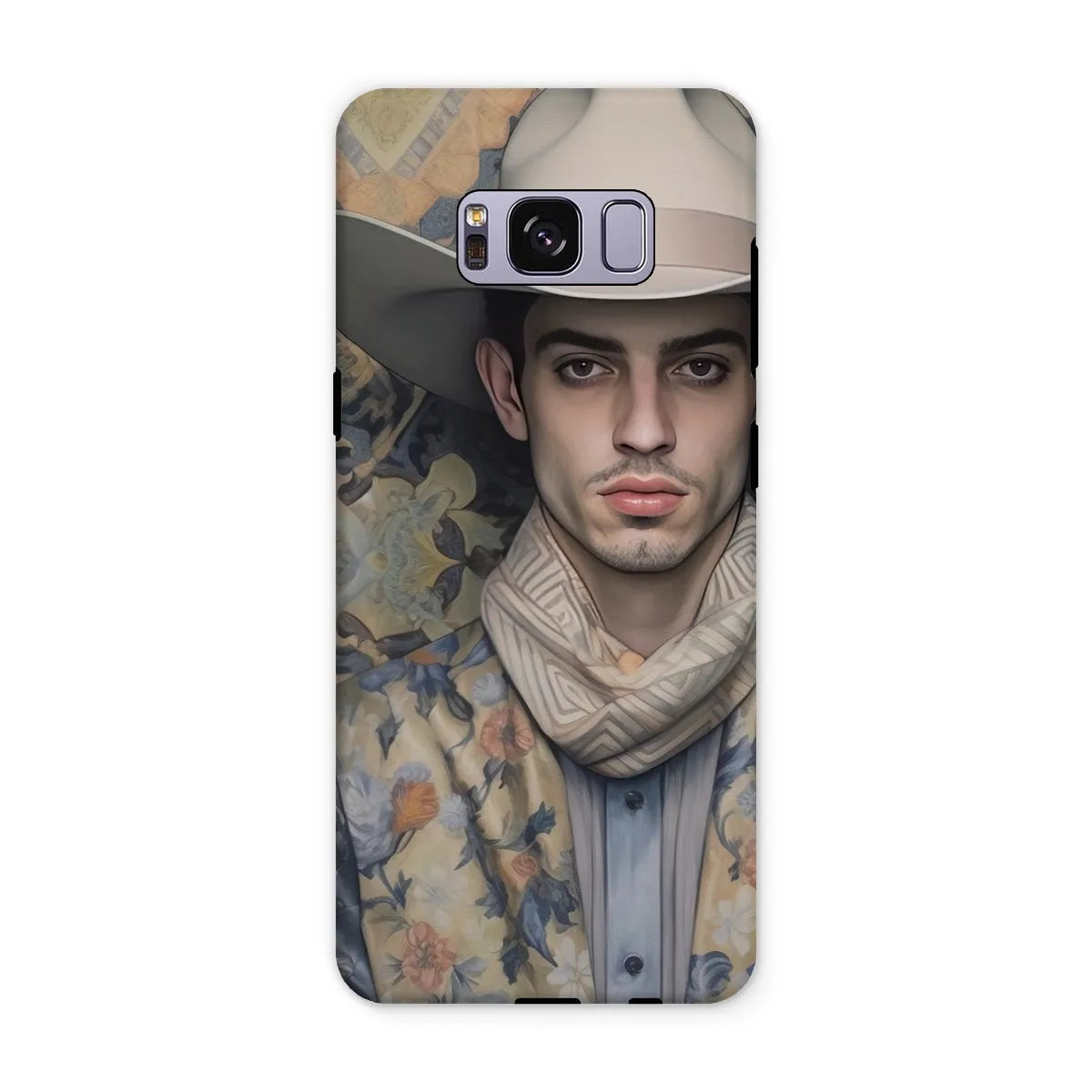 Farzad The Gay Cowboy - Dandy Gay Men Art Phone Case - Samsung Galaxy S8 Plus / Matte - Mobile Phone Cases - Aesthetic