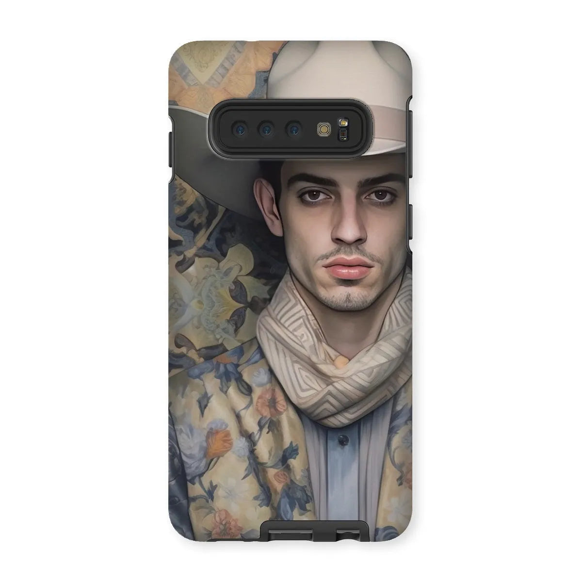 Farzad The Gay Cowboy - Dandy Gay Men Art Phone Case - Samsung Galaxy S10 / Matte - Mobile Phone Cases - Aesthetic Art