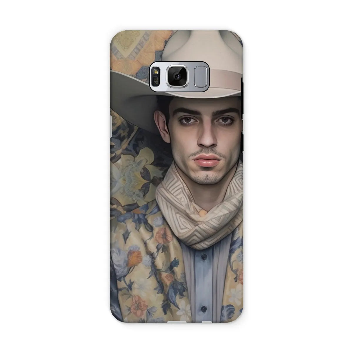 Farzad The Gay Cowboy - Dandy Gay Men Art Phone Case - Samsung Galaxy S8 / Matte - Mobile Phone Cases - Aesthetic Art