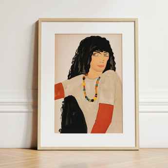 Fashion Postcard no 860 - Wiener Werkstätte Art Print / Canvas, 12x18’’ / 31x46cm / Natural Frame / Matboard, Posters Prints & Visual