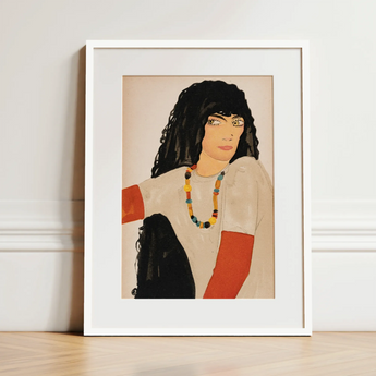 Fashion Postcard no 860 - Wiener Werkstätte Art Print / Canvas, 12x18’’ / 31x46cm / White Frame / Matboard, Posters Prints & Visual