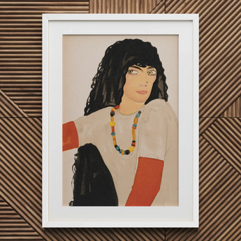 Fashion Postcard no 860 - Wiener Werkstätte Art Print / Canvas, 20x30’’ / 51x76cm / White Frame / Matboard, Posters Prints & Visual