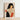 Framed Artwork Stylized Illustration Woman Dark Curly Hair Loose Ivory Smock, Bears Cinnabar-red Sleeves, Cropped, Boldly, Reform-dress
