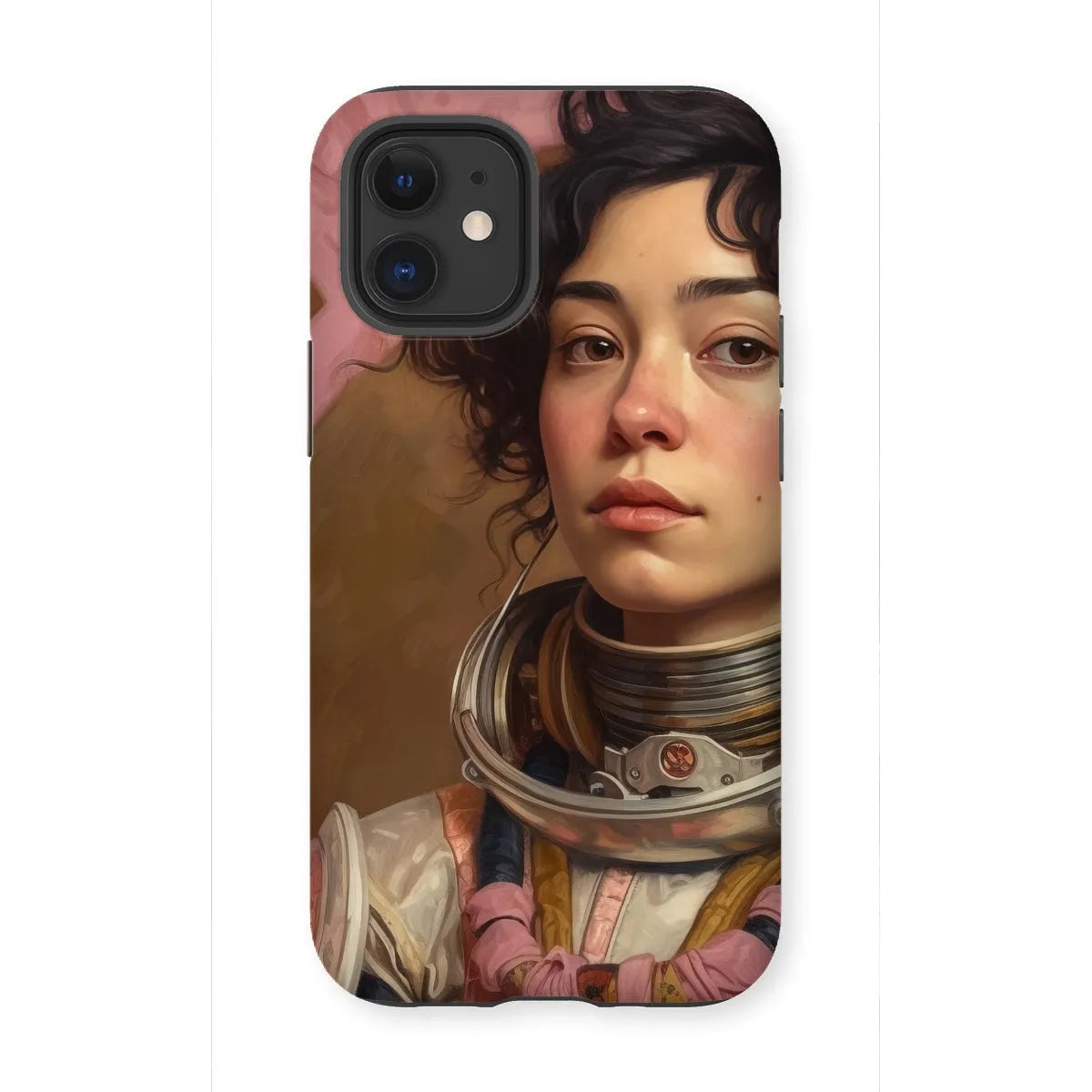 Faustina The Lesbian Astronaut - Lgbtq Art Phone Case - Iphone 12 Mini / Matte - Mobile Phone Cases - Aesthetic Art