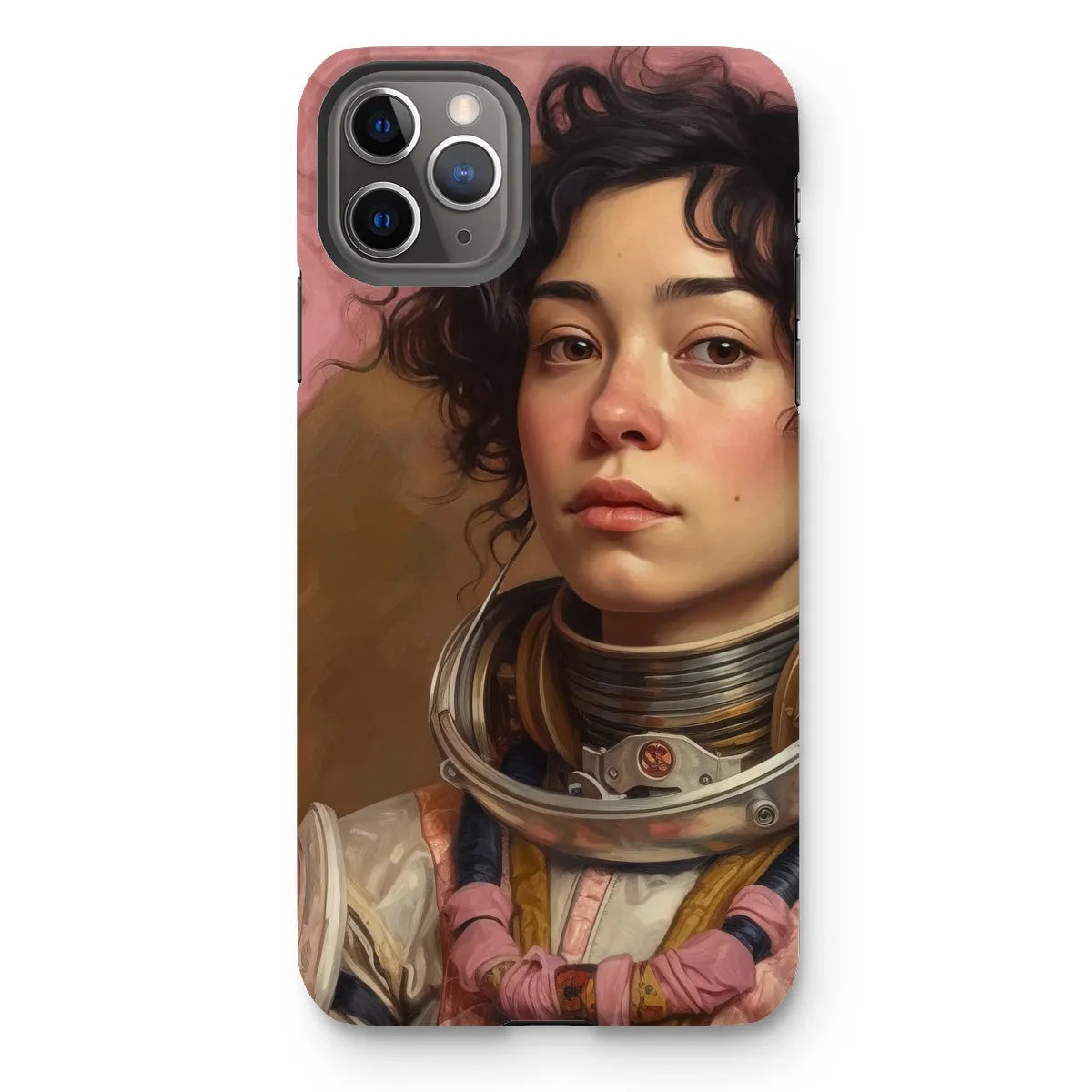 Faustina The Lesbian Astronaut - Lgbtq Art Phone Case - Iphone 11 Pro Max / Matte - Mobile Phone Cases - Aesthetic Art