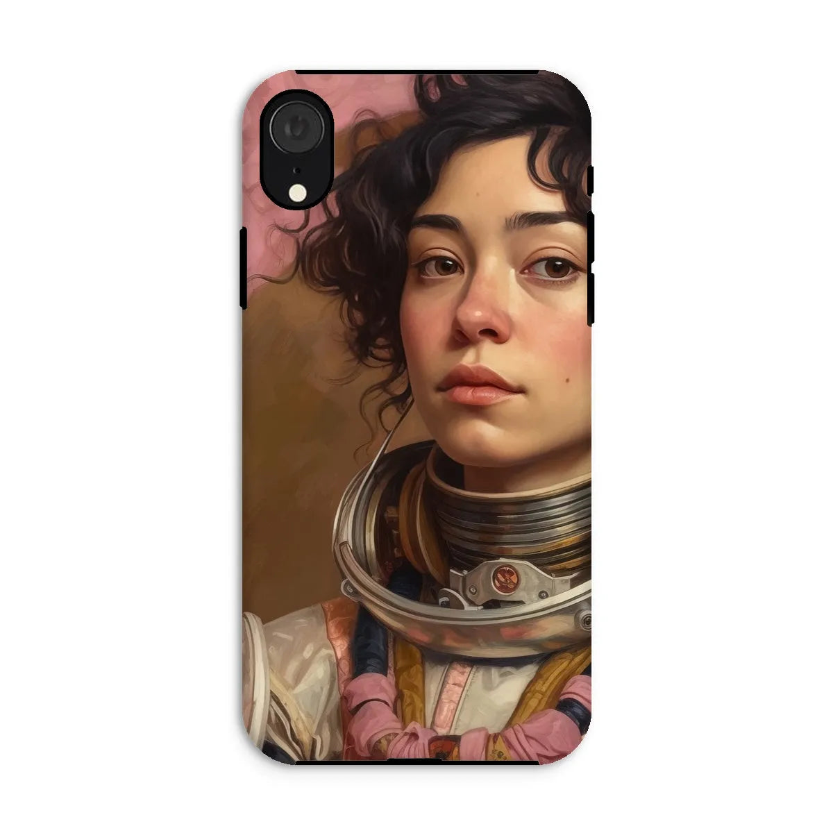 Faustina The Lesbian Astronaut - Lgbtq Art Phone Case - Iphone Xr / Matte - Mobile Phone Cases - Aesthetic Art