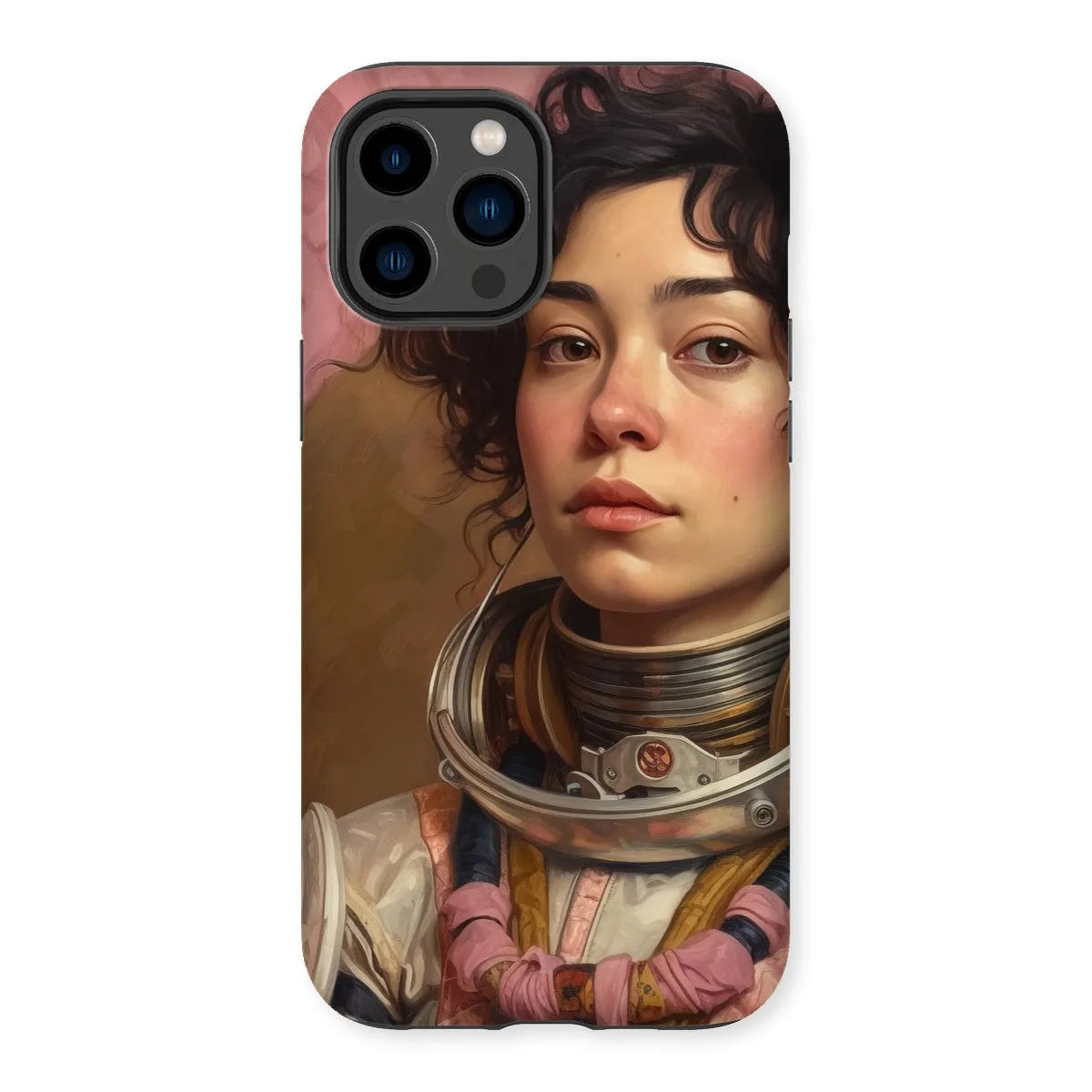 Faustina The Lesbian Astronaut - Lgbtq Art Phone Case - Iphone 14 Pro Max / Matte - Mobile Phone Cases - Aesthetic Art