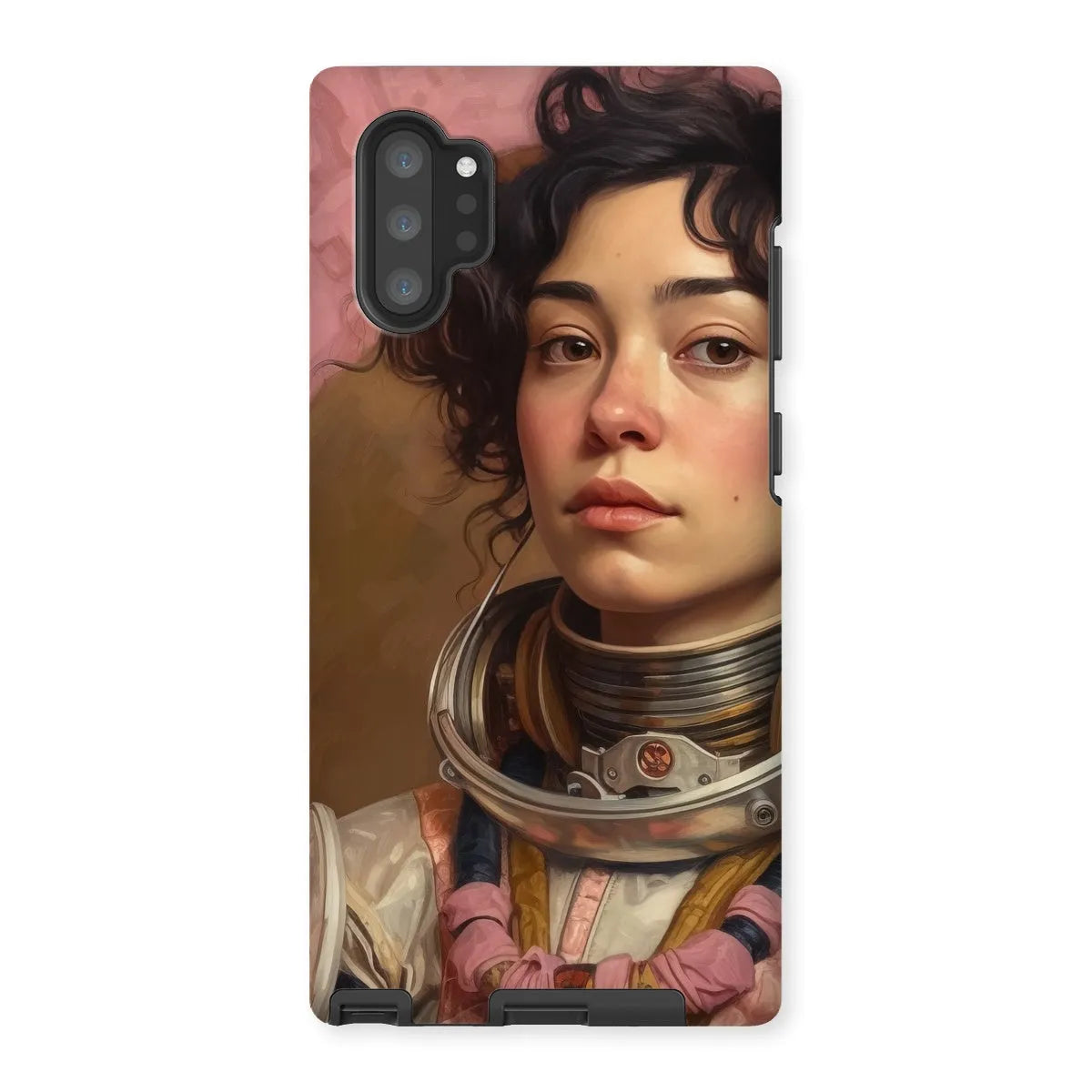 Faustina The Lesbian Astronaut - Lgbtq Art Phone Case - Samsung Galaxy Note 10p / Matte - Mobile Phone Cases