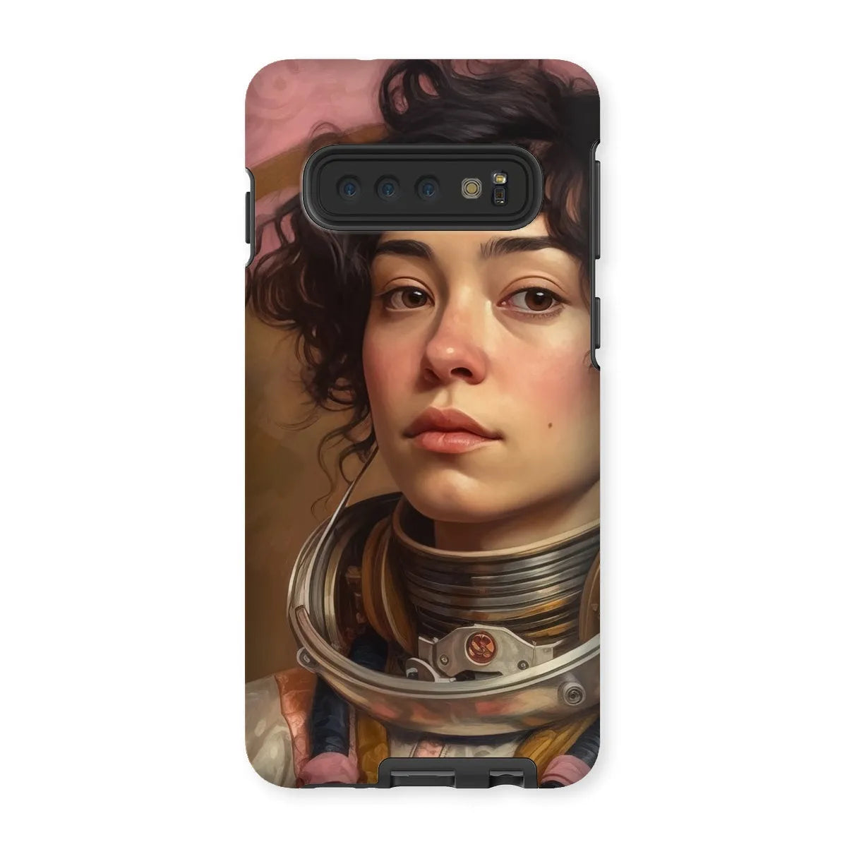 Faustina The Lesbian Astronaut - Lgbtq Art Phone Case - Samsung Galaxy S10 / Matte - Mobile Phone Cases - Aesthetic Art