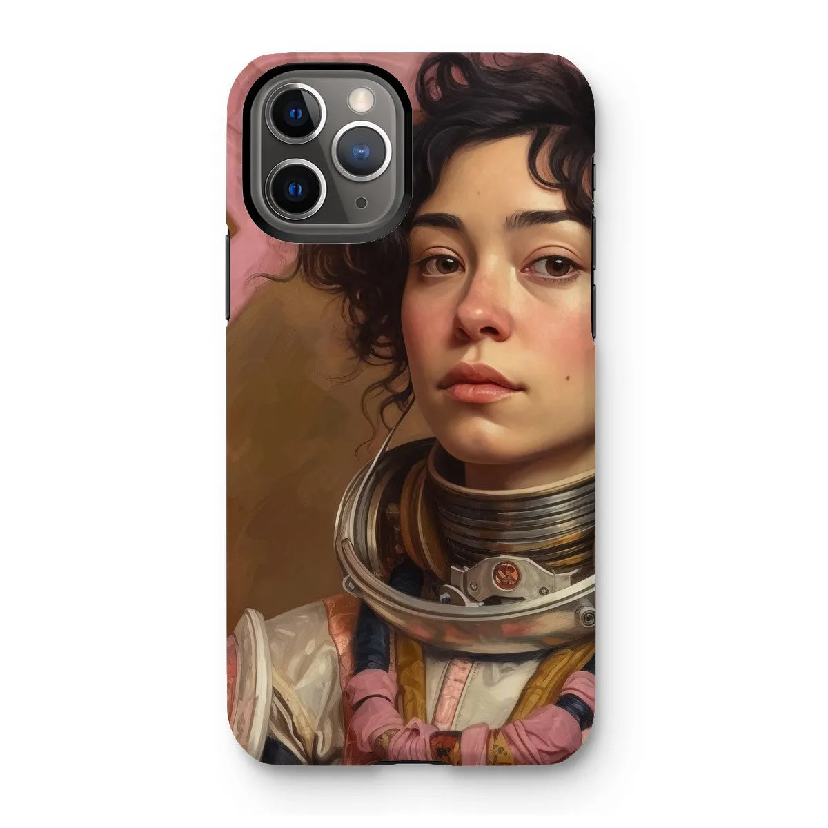 Faustina The Lesbian Astronaut - Lgbtq Art Phone Case - Iphone 11 Pro / Matte - Mobile Phone Cases - Aesthetic Art