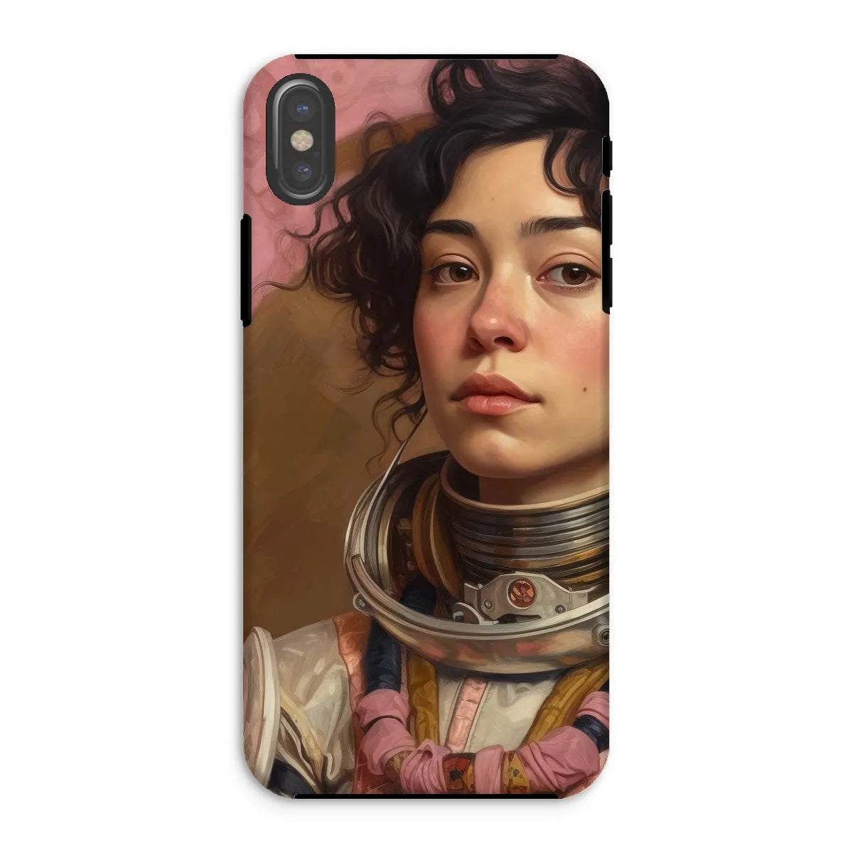 Faustina The Lesbian Astronaut - Lgbtq Art Phone Case - Iphone Xs / Matte - Mobile Phone Cases - Aesthetic Art