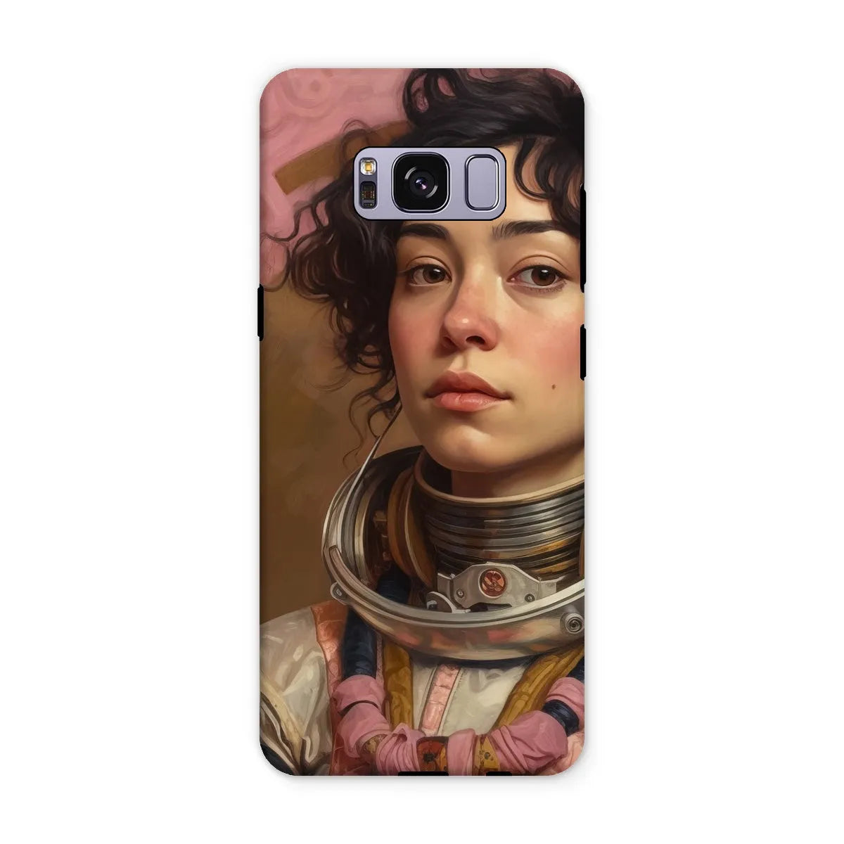 Faustina The Lesbian Astronaut - Lgbtq Art Phone Case - Samsung Galaxy S8 Plus / Matte - Mobile Phone Cases - Aesthetic
