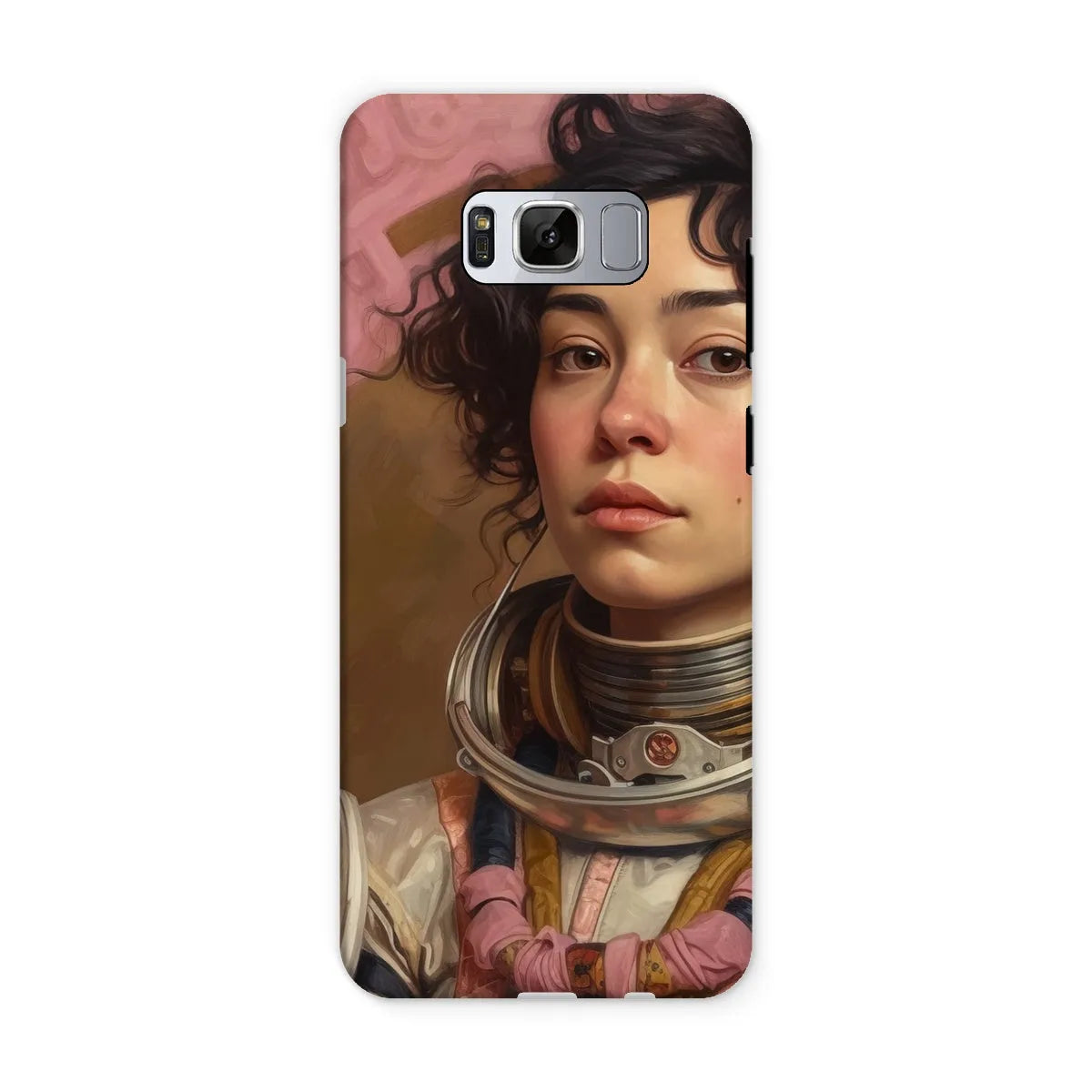 Faustina The Lesbian Astronaut - Lgbtq Art Phone Case - Samsung Galaxy S8 / Matte - Mobile Phone Cases - Aesthetic Art