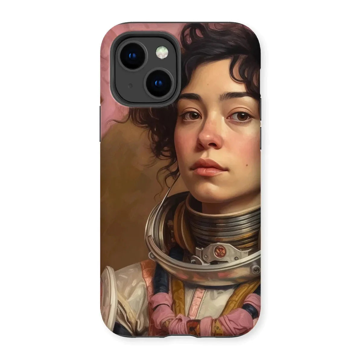 Faustina The Lesbian Astronaut - Lgbtq Art Phone Case - Iphone 14 / Matte - Mobile Phone Cases - Aesthetic Art